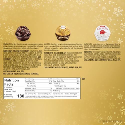 Gourmet Ferrero chocolates arranged for celebrations and gifting occasions.