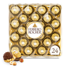 Ferrero Rocher gift box with golden wrapper ready for gifting