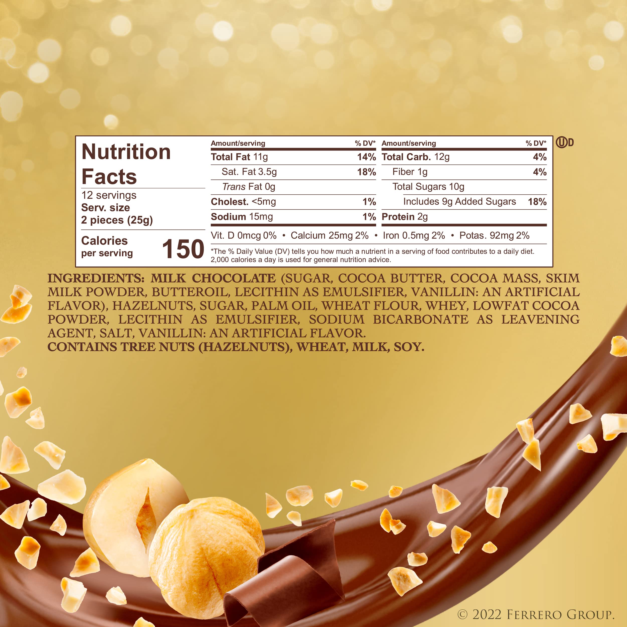 Golden-wrapped Ferrero Rocher makes a refined celebration treat