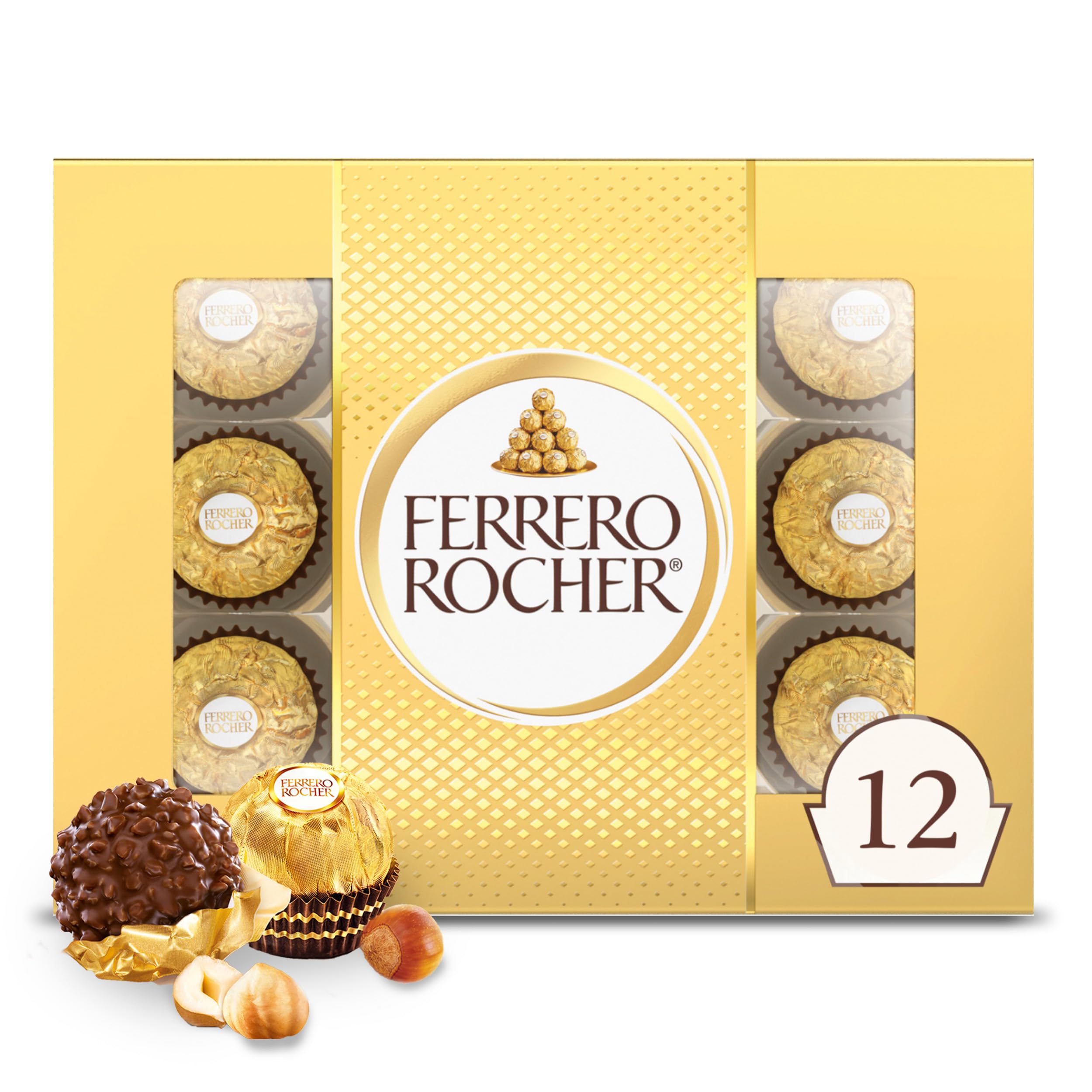 Ferrero Rocher golden-wrapper chocolates highlight premium gift appeal