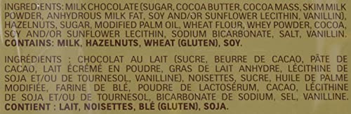 Whole hazelnut core adds texture to a luxurious bite.