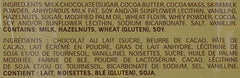Whole hazelnut core adds texture to a luxurious bite.