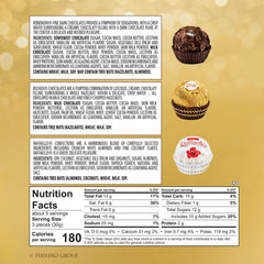 Ferrero Rocher hazelnut chocolates, a timeless delight for special occasions.