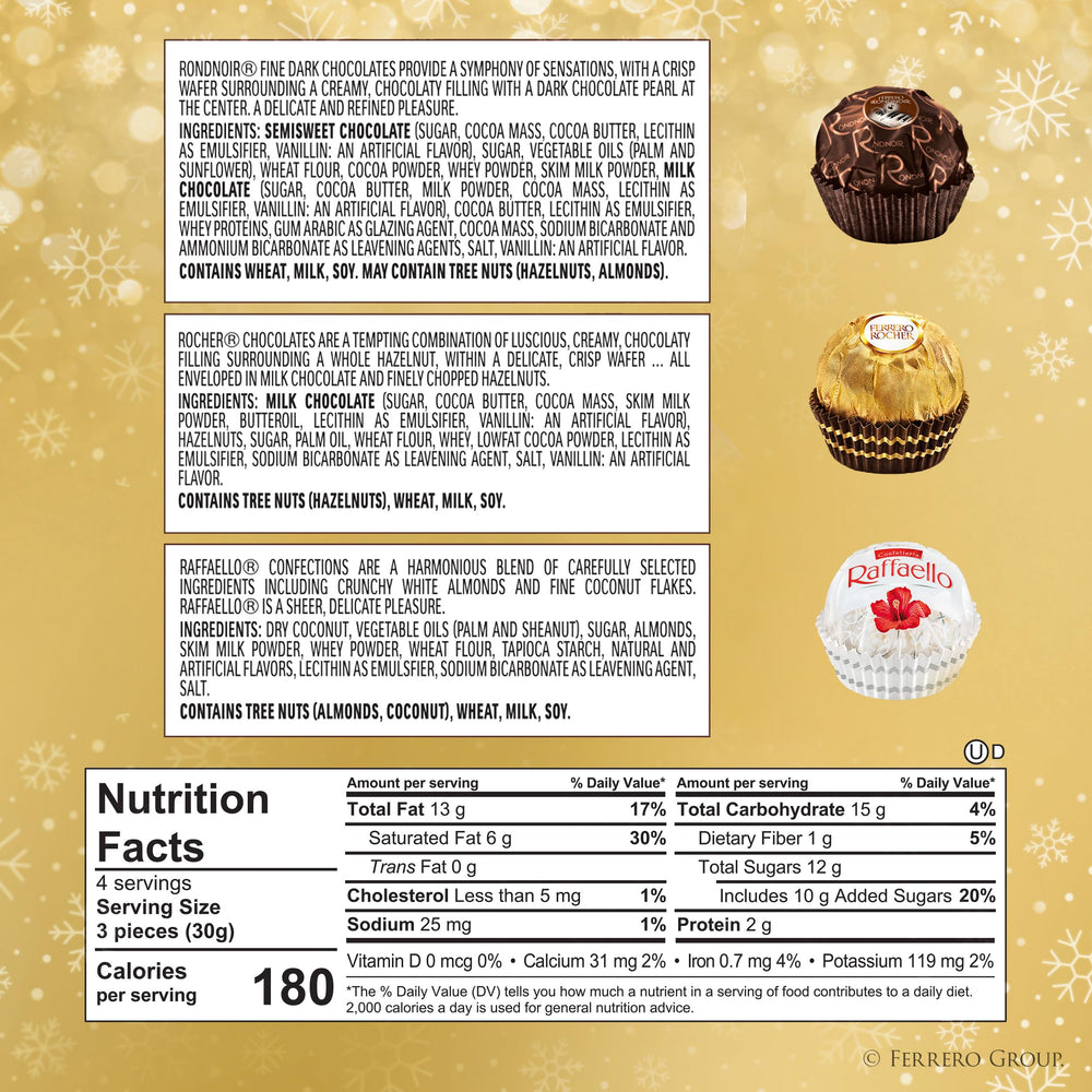 Ferrero Rocher hazelnut milk chocolate close-up