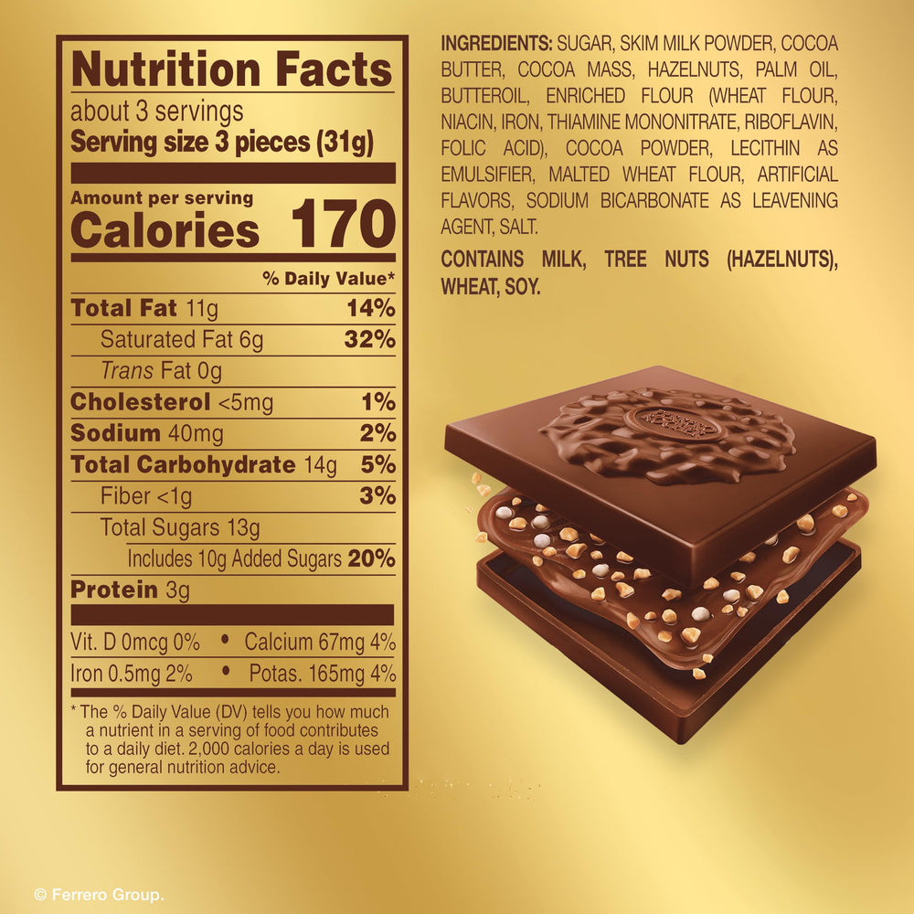 Ferrero Rocher individually wrapped chocolates for easy gifting and sharing