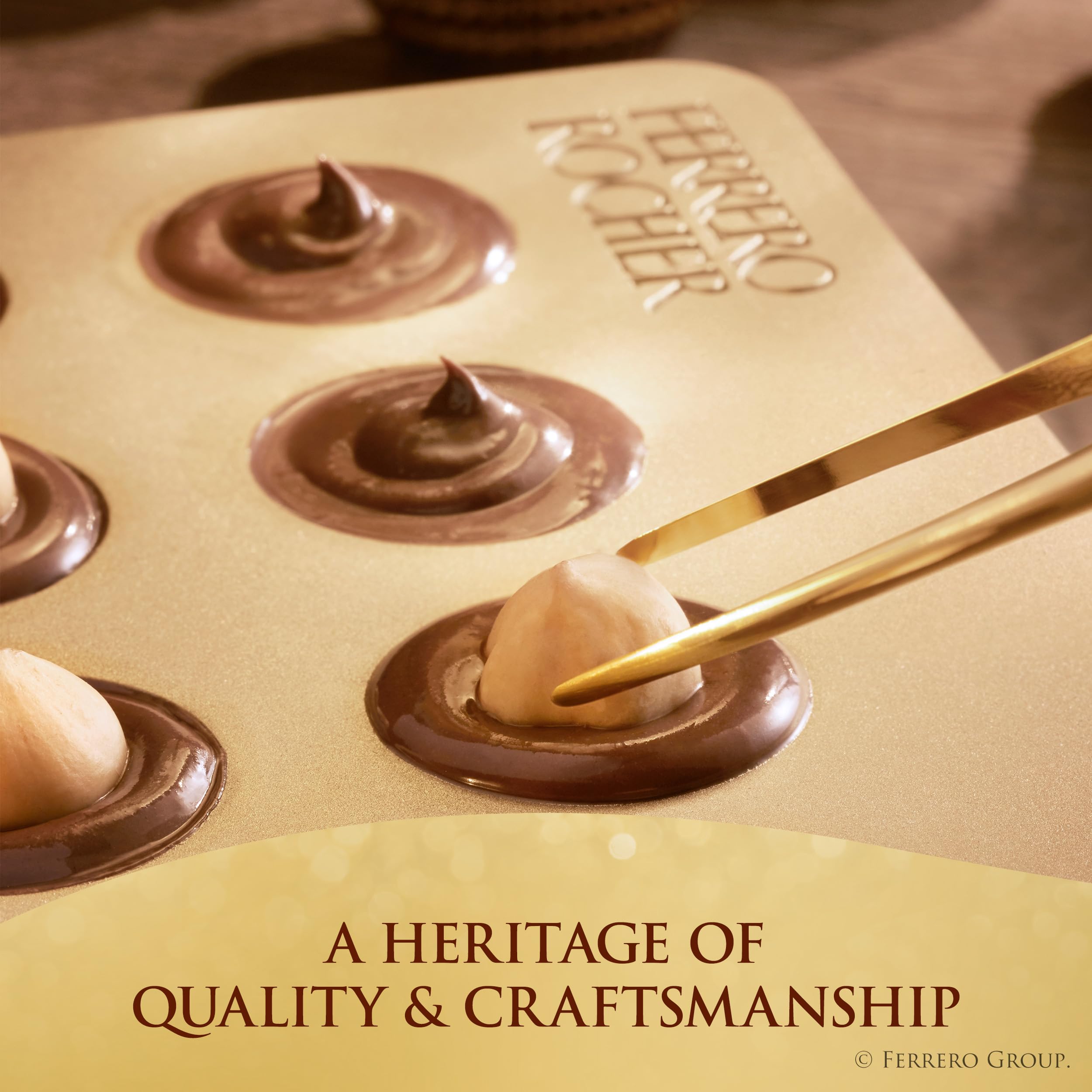 Roasted hazelnuts on top provide a rich aroma