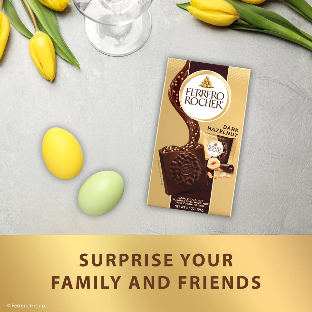 Festive Easter table with Ferrero Rocher chocolates ready to share.