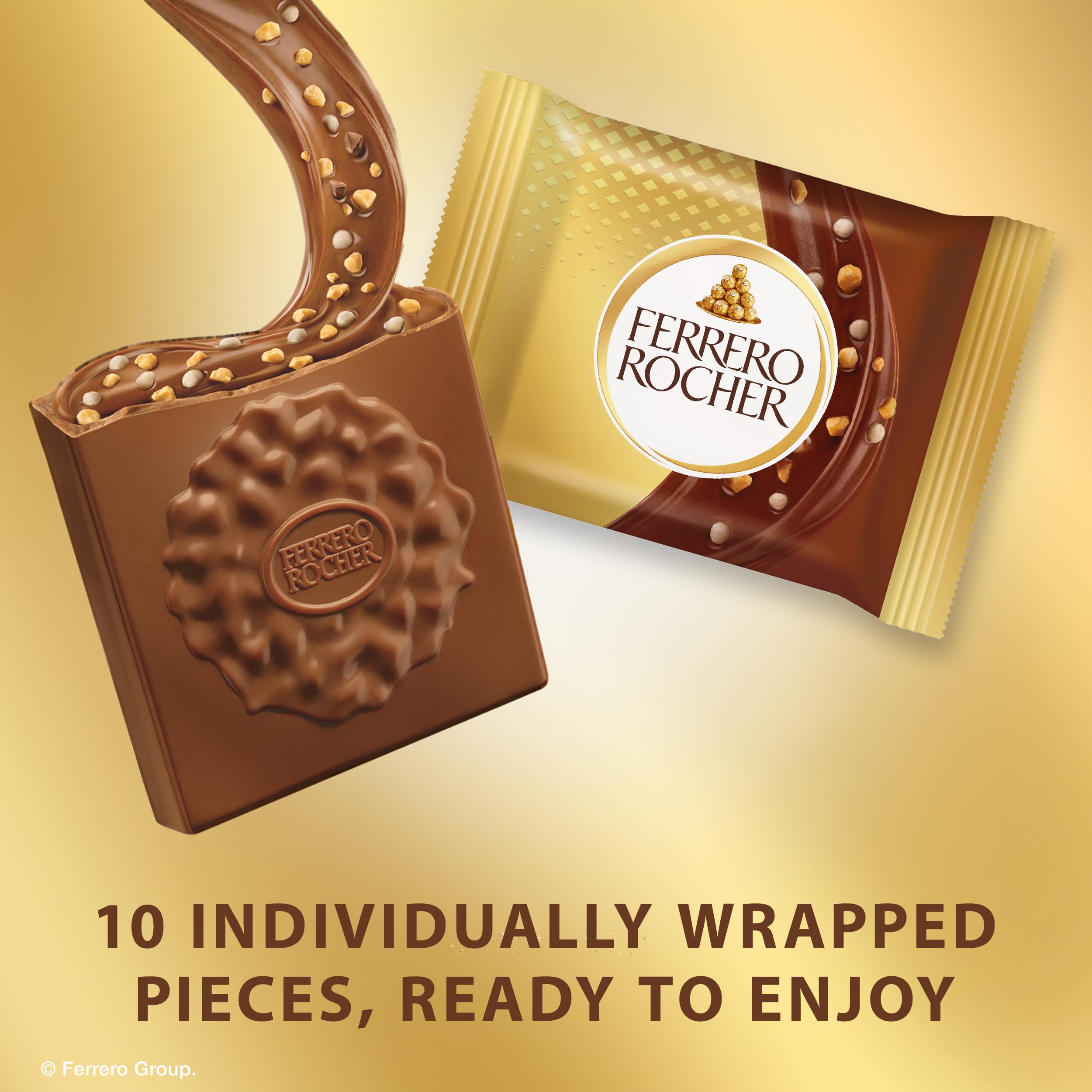 Ferrero Rocher spring gifting display on table for gatherings.