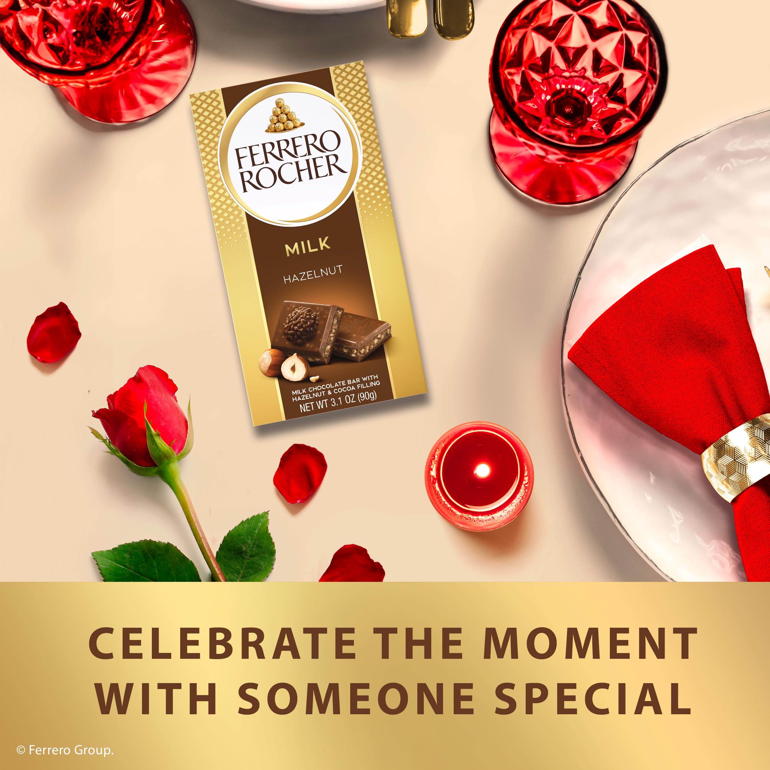 Ferrero Rocher Valentine's gift wrap presentation suits romantic gifting.