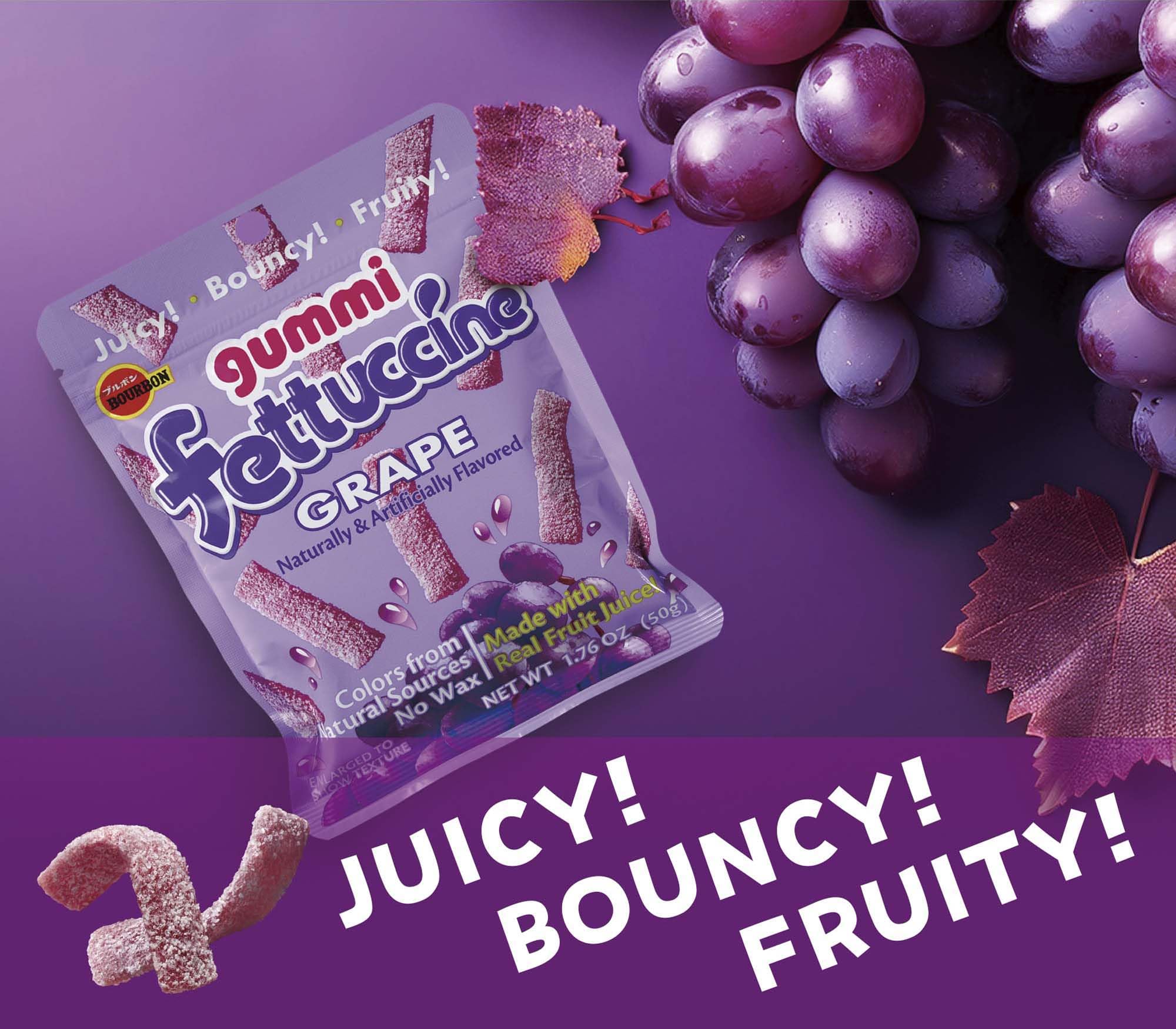 Snack board with Fettuccine Gummi creates a playful party treat.