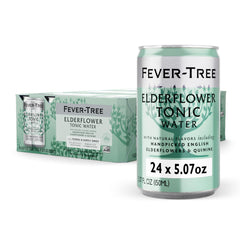 Fever-Tree Elderflower Tonic Water bottle highlighting premium floral flavor