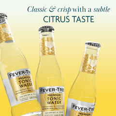 Close-up of Fever-Tree tonic bubbles highlighting its lively carbonation.