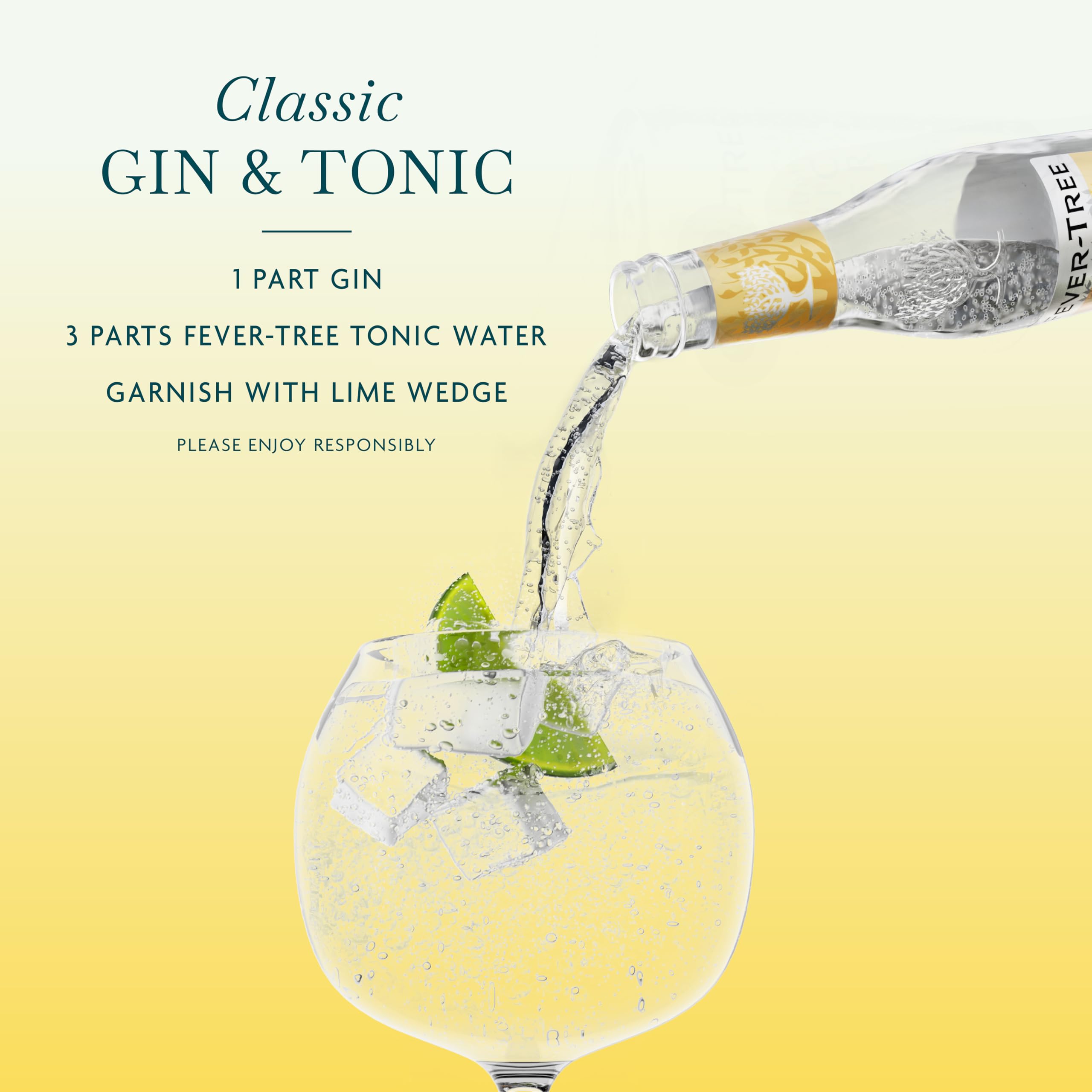 Pack of Fever-Tree Indian Tonic with 24 bottles ready for entertaining.
