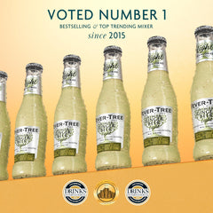 Fever-Tree Light Ginger Beer glass pour captures bold, aromatic ginger notes.