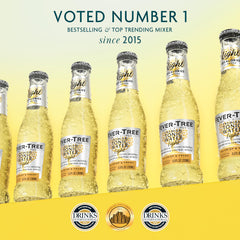 Fever-Tree Light Tonic Water bubbles illustrate a smooth, low-calorie mixer.