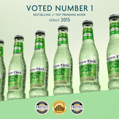 Fever-Tree Sparkling Yuzu & Lime 24-bottle pack ready for premium sipping.