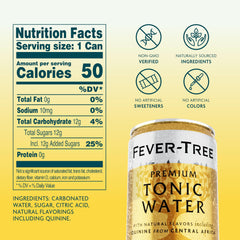 Fever-Tree tonic water bubbles close-up show lively carbonation for refreshing drinks.