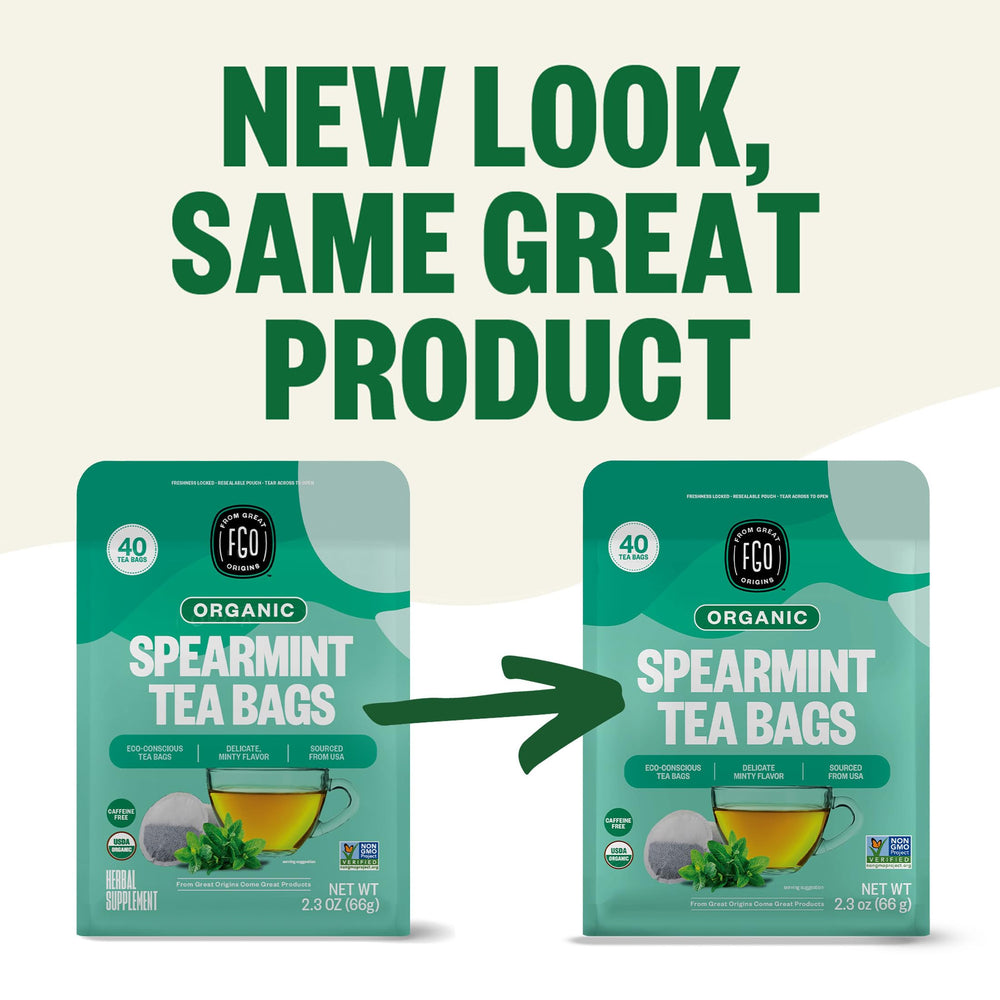 FGO Abaca hemp fiber tea bags emphasize sustainable materials.