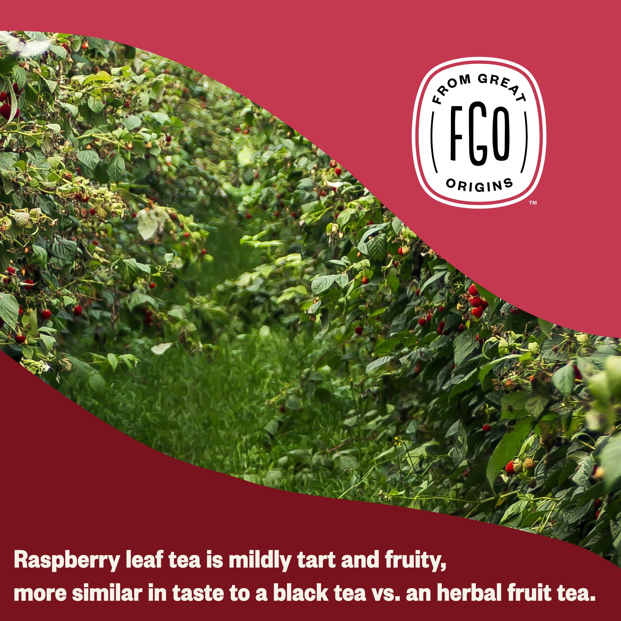 FGO Caffeine-free herbal tea for relaxing evenings.