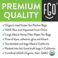 FGO California packaging origin shown on bags indicates local processing and freshness.