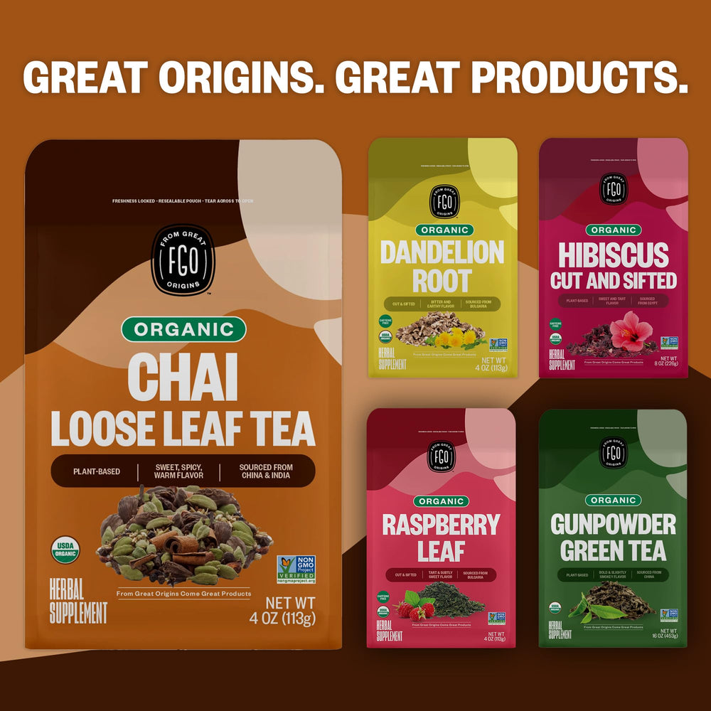 FGO chai tea ideal for morning or afternoon breaks.