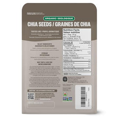 FGO chia seeds sprinkled on a fresh salad for a crunchy, nutty topping.