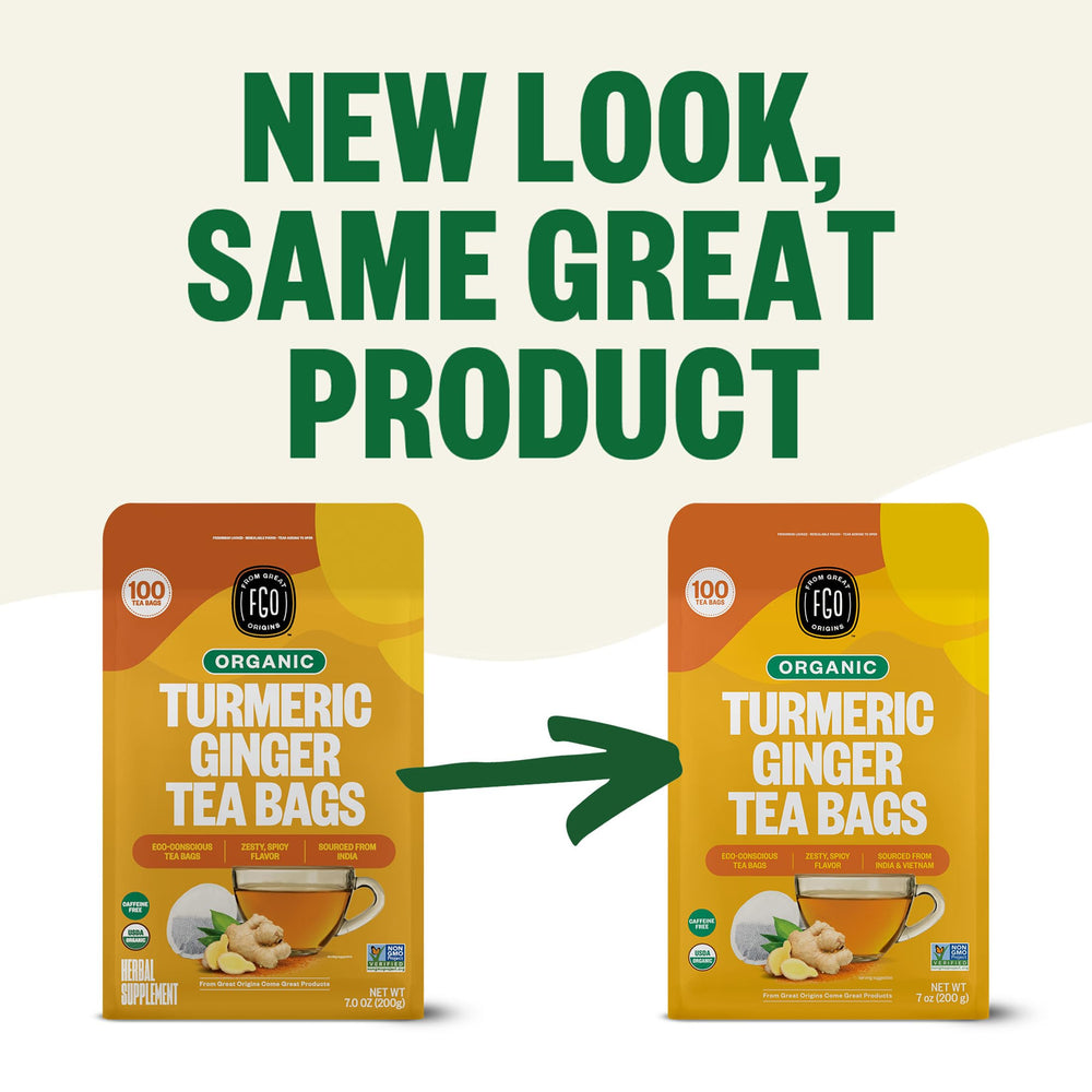 FGO dye-free and chlorine-free tea bags for pure infusion.