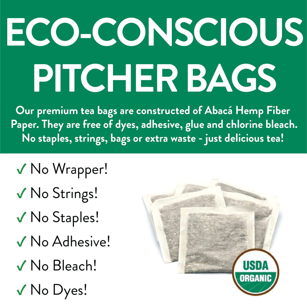 FGO Eco-friendly tea bags highlight waste-free design for sustainability-minded homes.