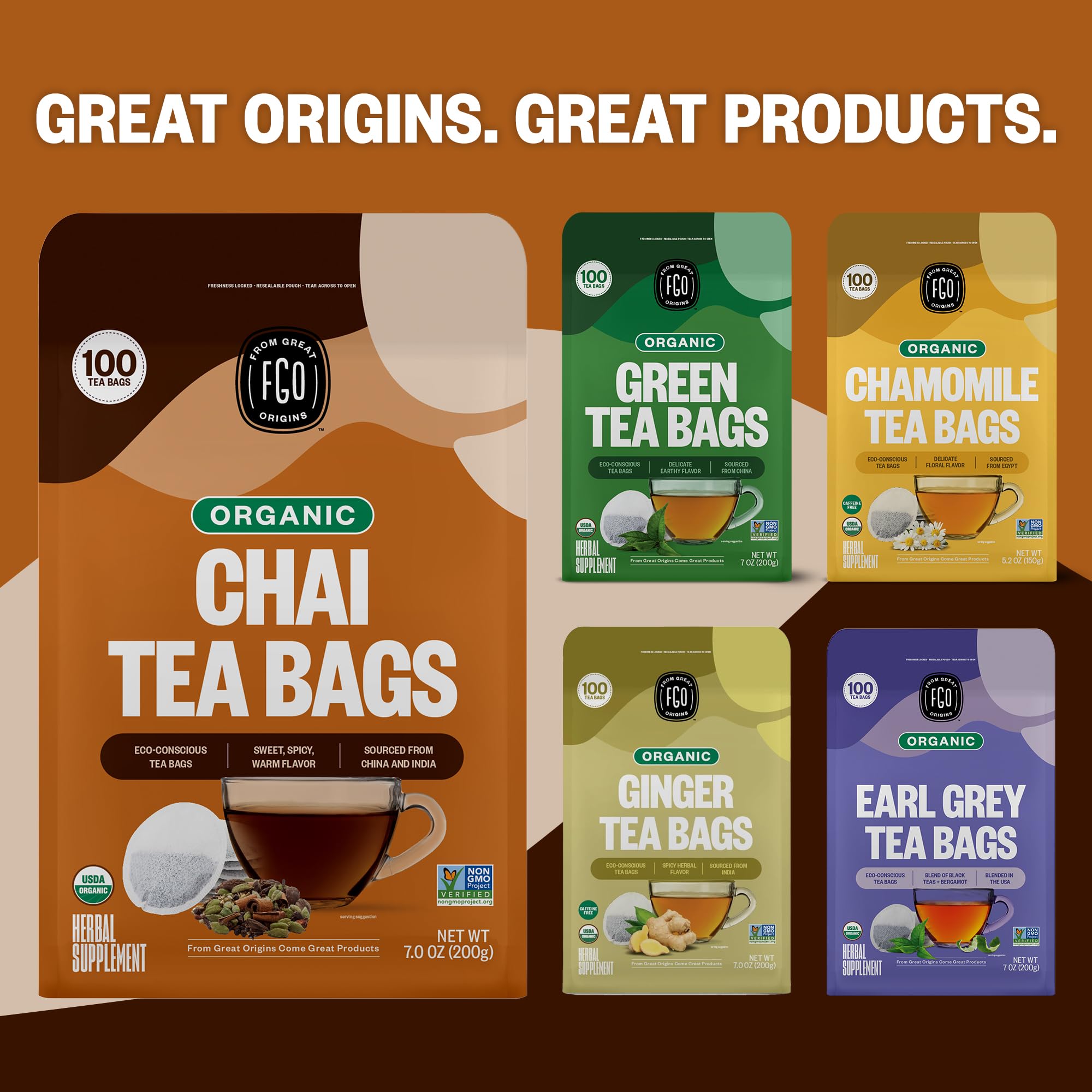 Fragrant FGO Chai Tea aroma ready for steeping mornings