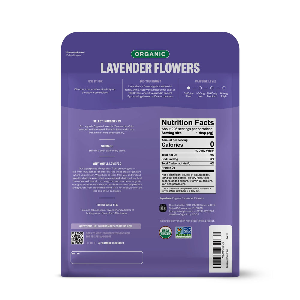 FGO extra-grade lavender flowers—bulk dried buds for sachets.