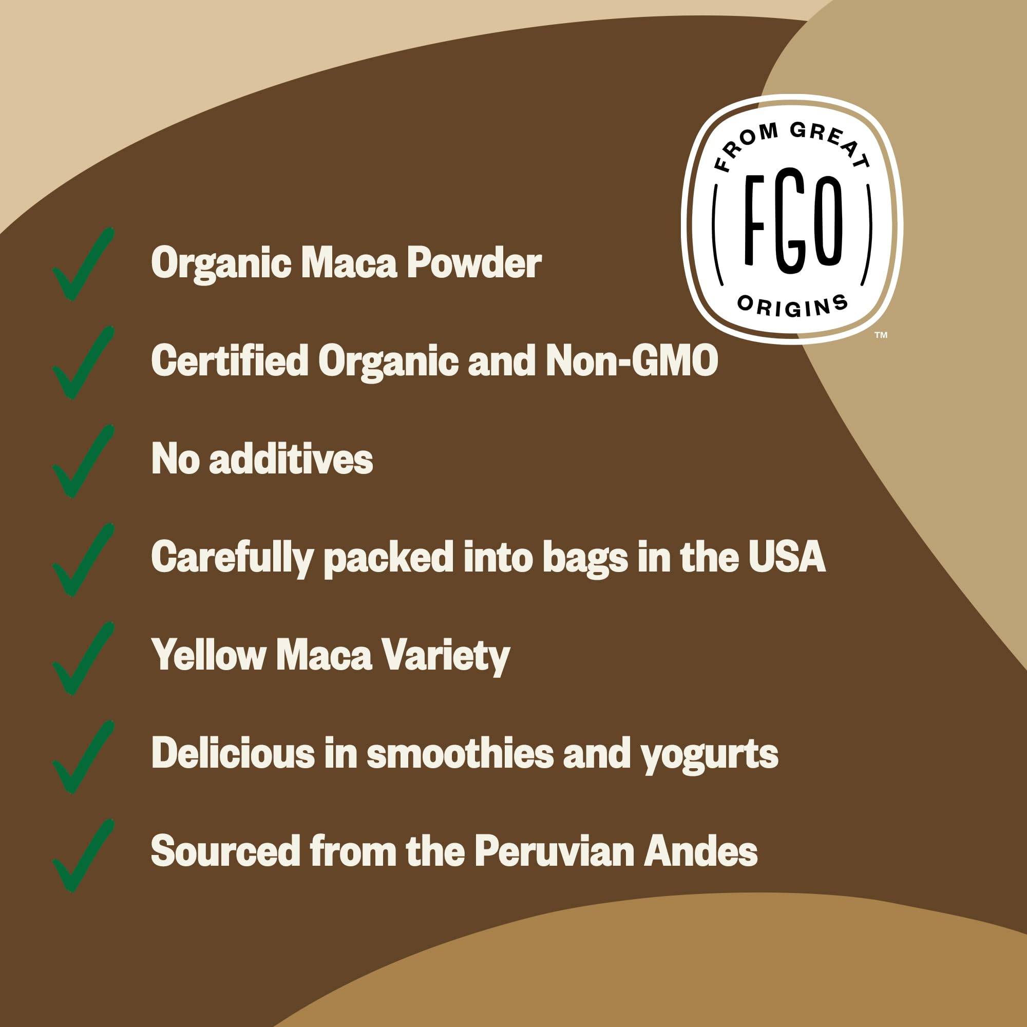 FGO Maca powder in baked goods adds subtle malty notes