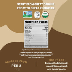 FGO Maca powder pouring bottle for easy measurement