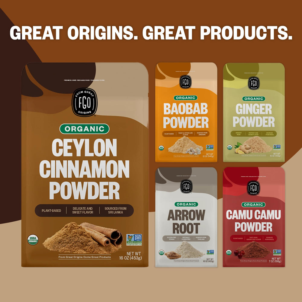 FGO Organic Ceylon Cinnamon storage in cool dark area preserves freshness.