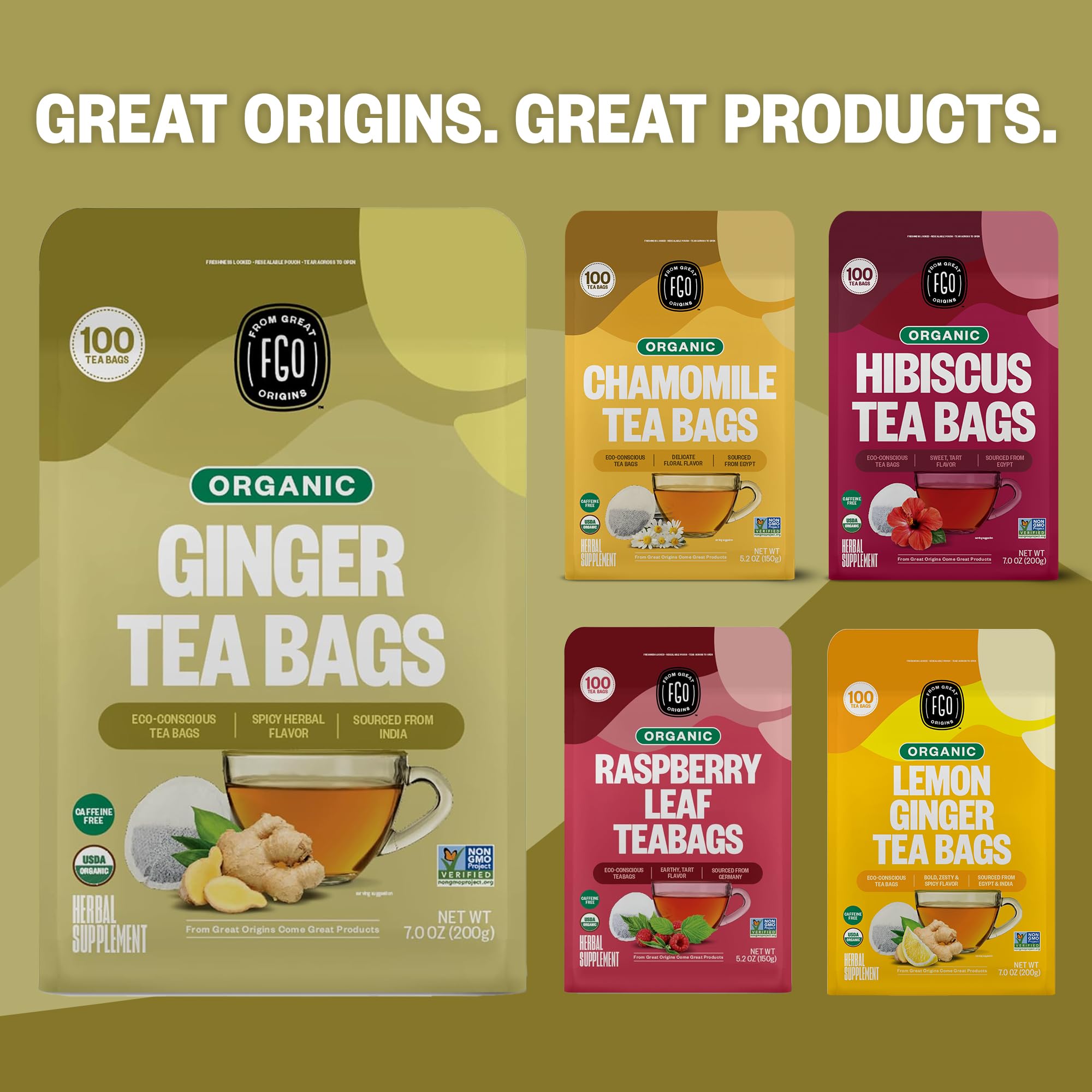 FGO Organic Ginger Tea offers a risk-free Love It Or We Buy It guarantee.