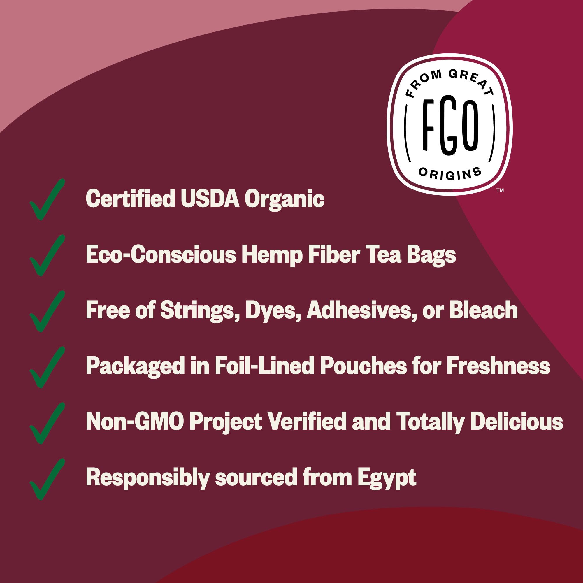 FGO hibiscus tea steeping steps for rich, bright brew