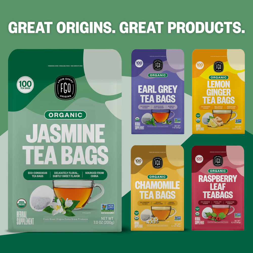 FGO Organic Jasmine Green Tea enjoying a quiet afternoon ritual