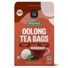 FGO Organic Oolong Tea with foil-lined packaging preserves freshness and aroma