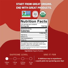 FGO Rooibos foil-lined bags keep freshness and flavor intact