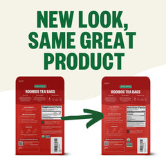 FGO Organic Rooibos USDA Organic certified packaging for trusted sourcing