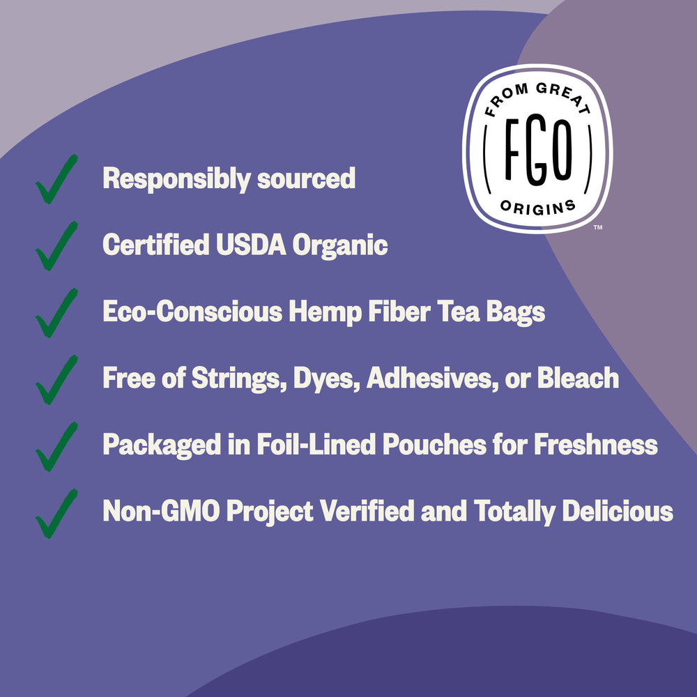 FGO USDA Organic certification seal on packaging