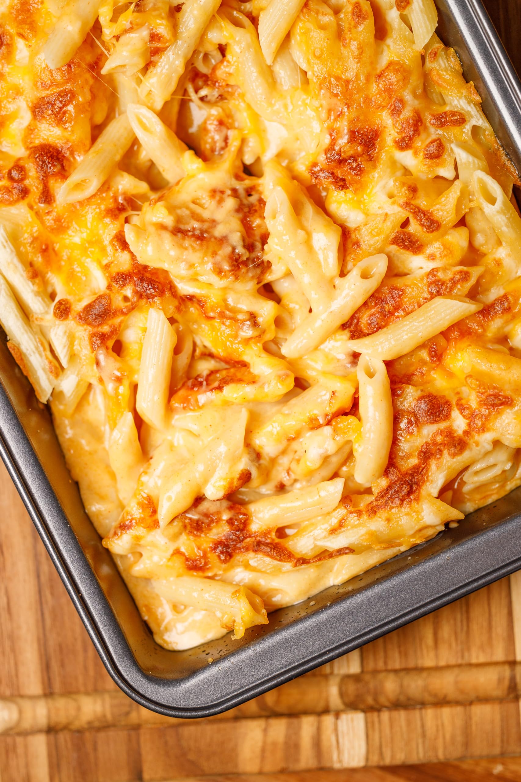 Cooked Fiber Gourmet Light Penne plated with tomato sauce, ready for a quick dinner.