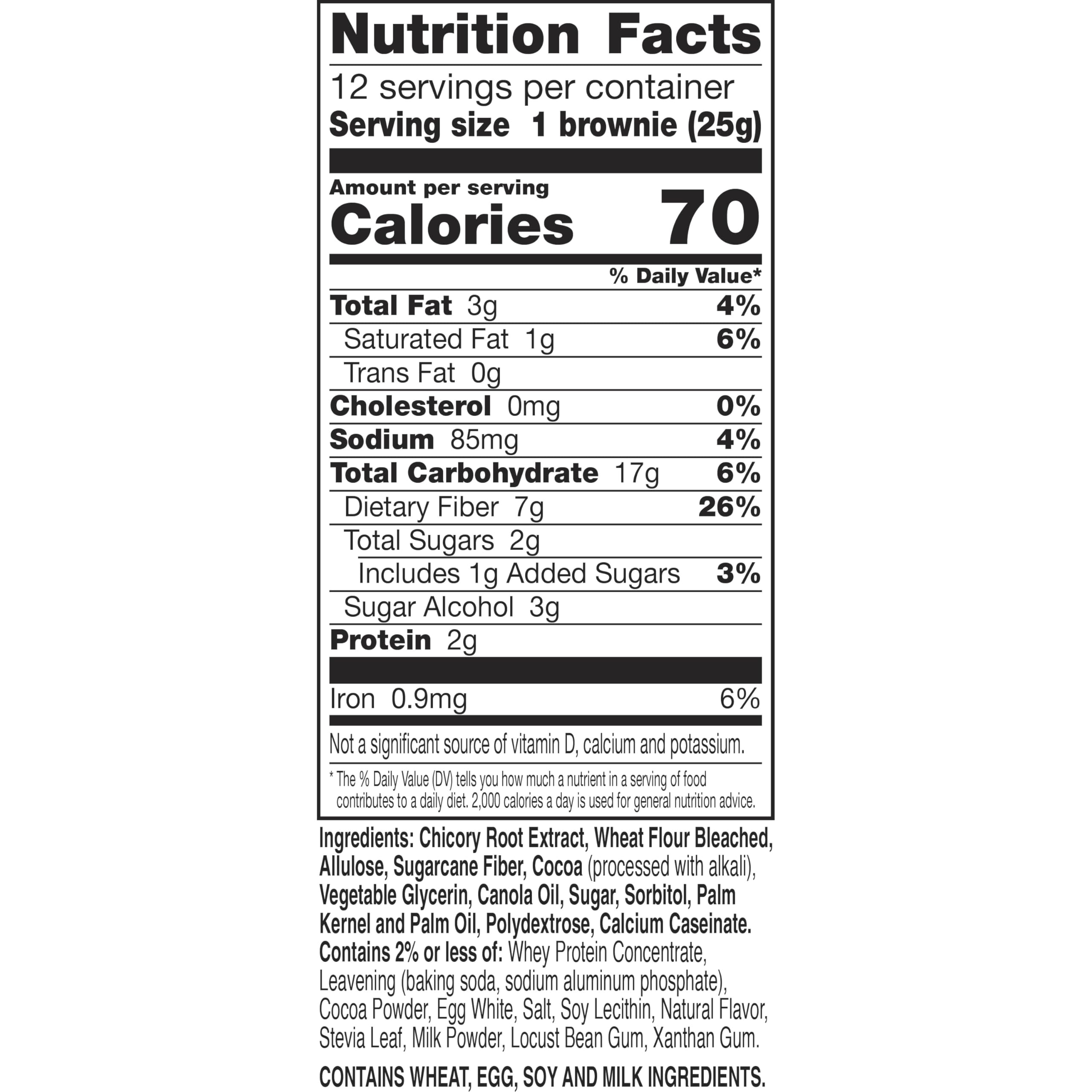 Fiber One 70 Calorie Chocolate Fudge brownie bar unwrapped for quick enjoyment.