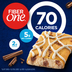 Fiber One soft-baked bar on desk shows convenient office snack option.