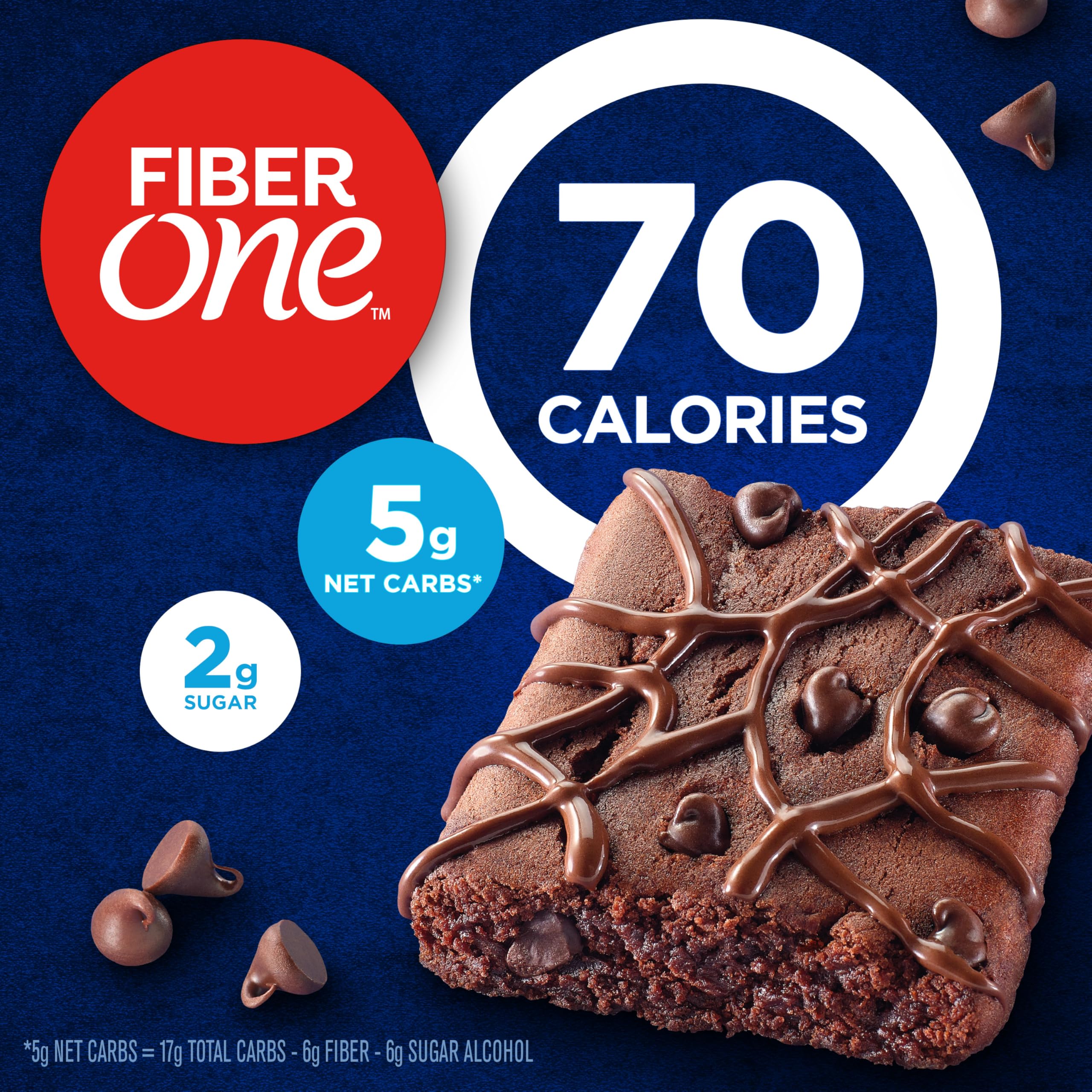 Fiber One pantry-pack brownie bars in a compact box for easy stocking.