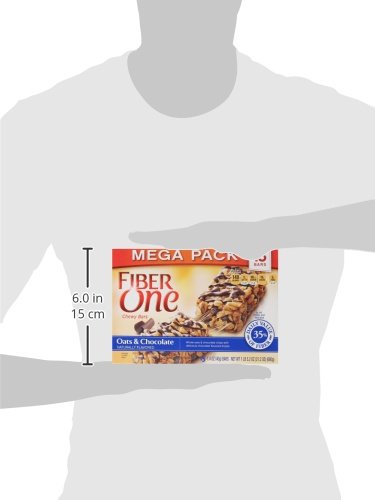 Mega-pack box of Fiber One chewy bars for bulk fiber snacking