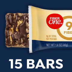 Fiber One Chewy Bars on the go snack ready to satisfy cravings.