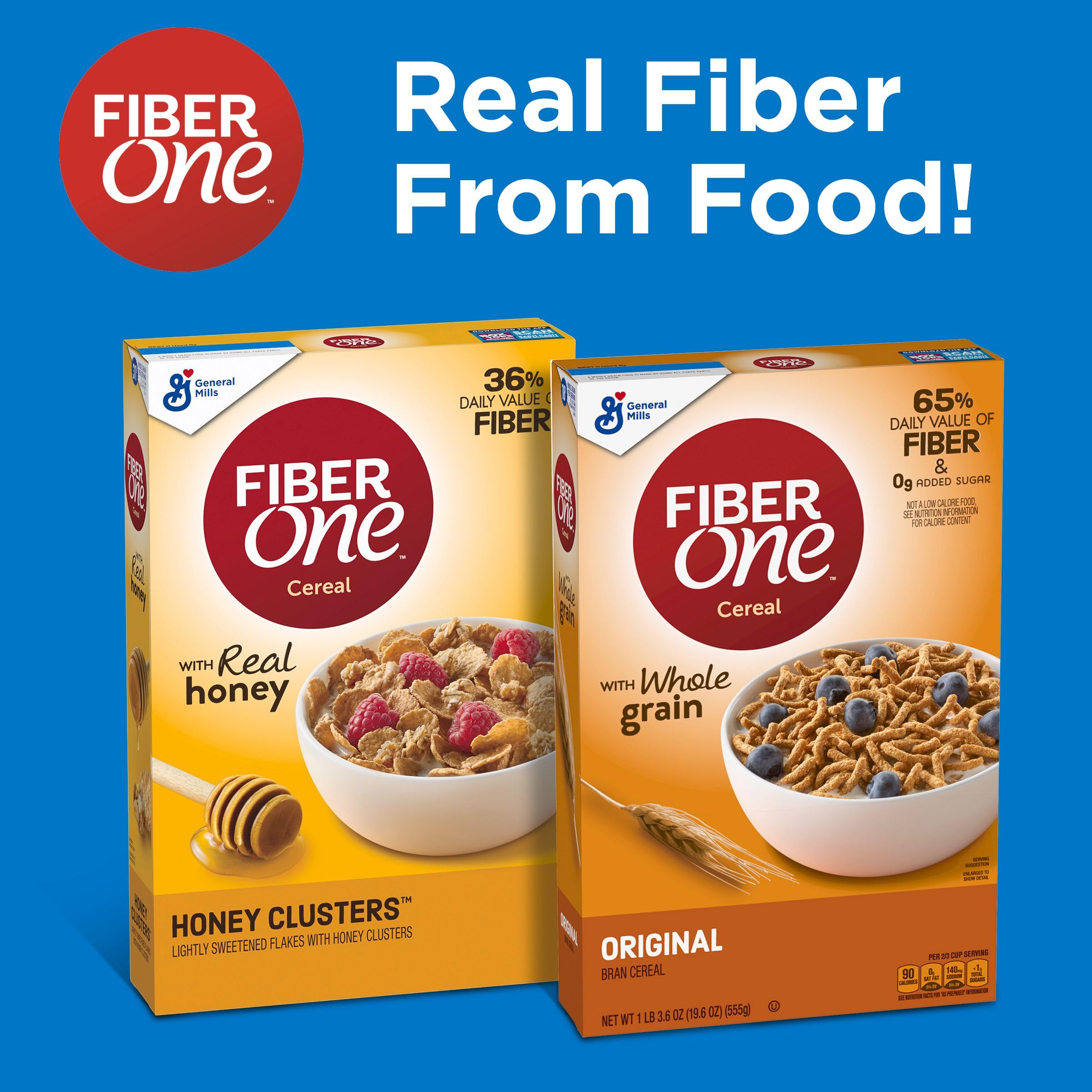 Box opened on kitchen counter highlighting whole grain goodness.