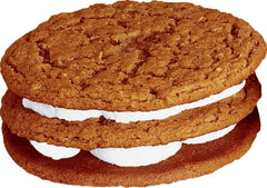 Fieldstone Little Debbie Oatmeal Double Decker Rounds texture close-up showing soft oats