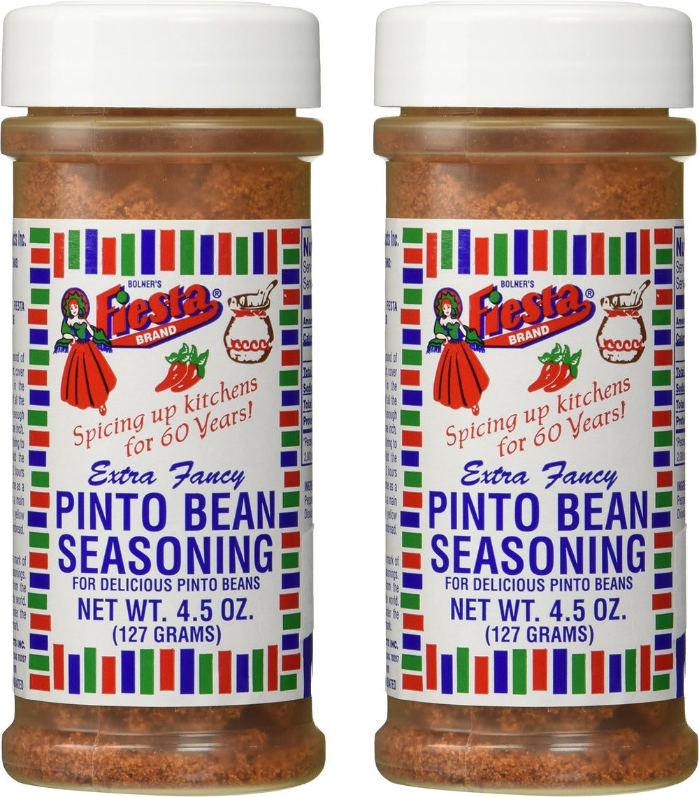 Fiesta Pinto Bean Seasoning Pack 2 label: ready-to-use flavor blend