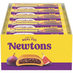 Fig Newtons soft-baked fig bars pack, convenient lunchbox snack for kids.